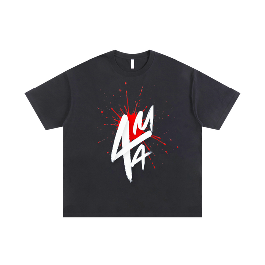 4man Color-Streetwear Oversized Cotton T-Shirt