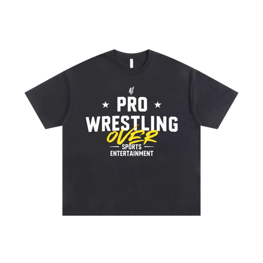 Pro Wrestling/Sports Entertainment-Streetwear Oversized Cotton T-Shirt