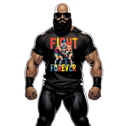 Fight Forever-Streetwear Oversized Cotton T-Shirt
