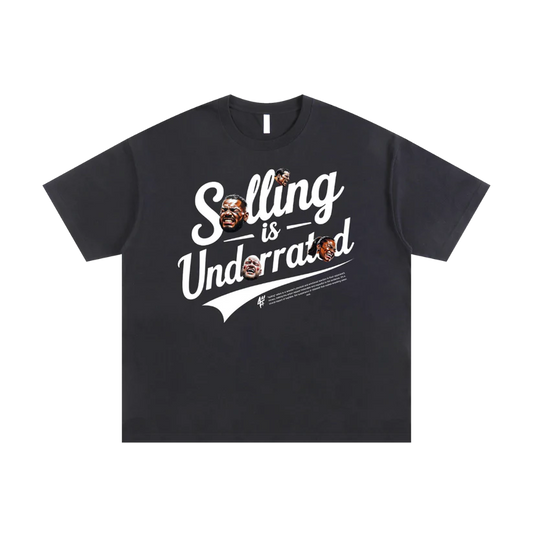 Selling is Underrated-Streetwear Oversized Cotton T-Shirt