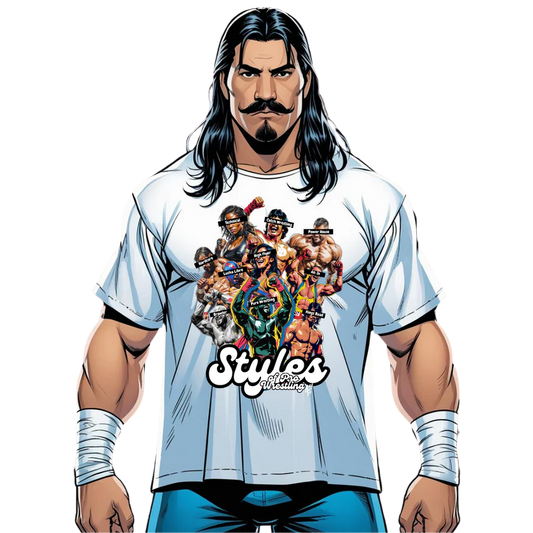 Wrestling Styles-Streetwear Oversized Cotton T-Shirt