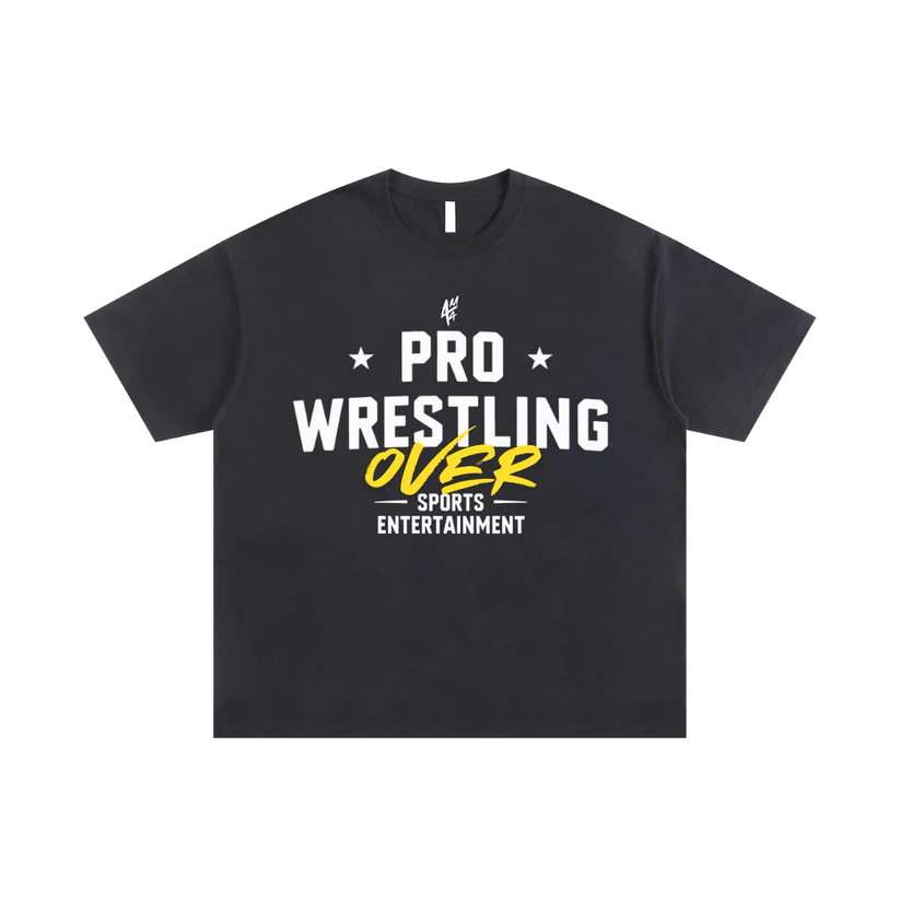 Pro Wrestling/Sports Entertainment-Streetwear Oversized Cotton T-Shirt