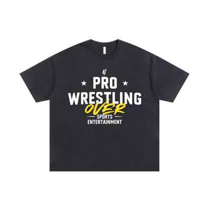 Pro Wrestling/Sports Entertainment-Streetwear Oversized Cotton T-Shirt