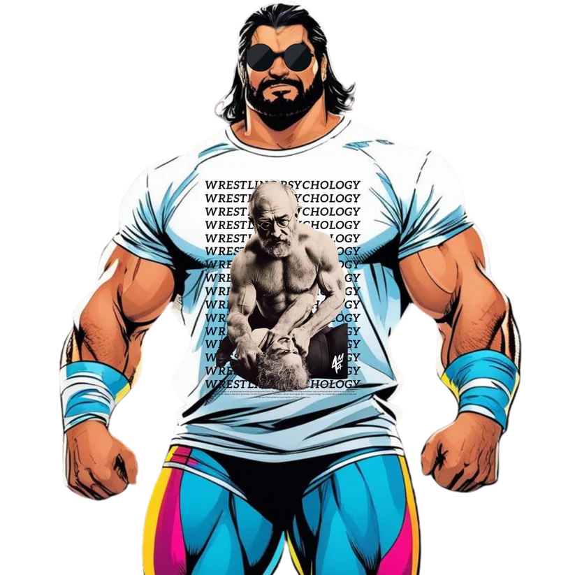 Wrestling Psyc-Streetwear Oversized Cotton T-Shirt